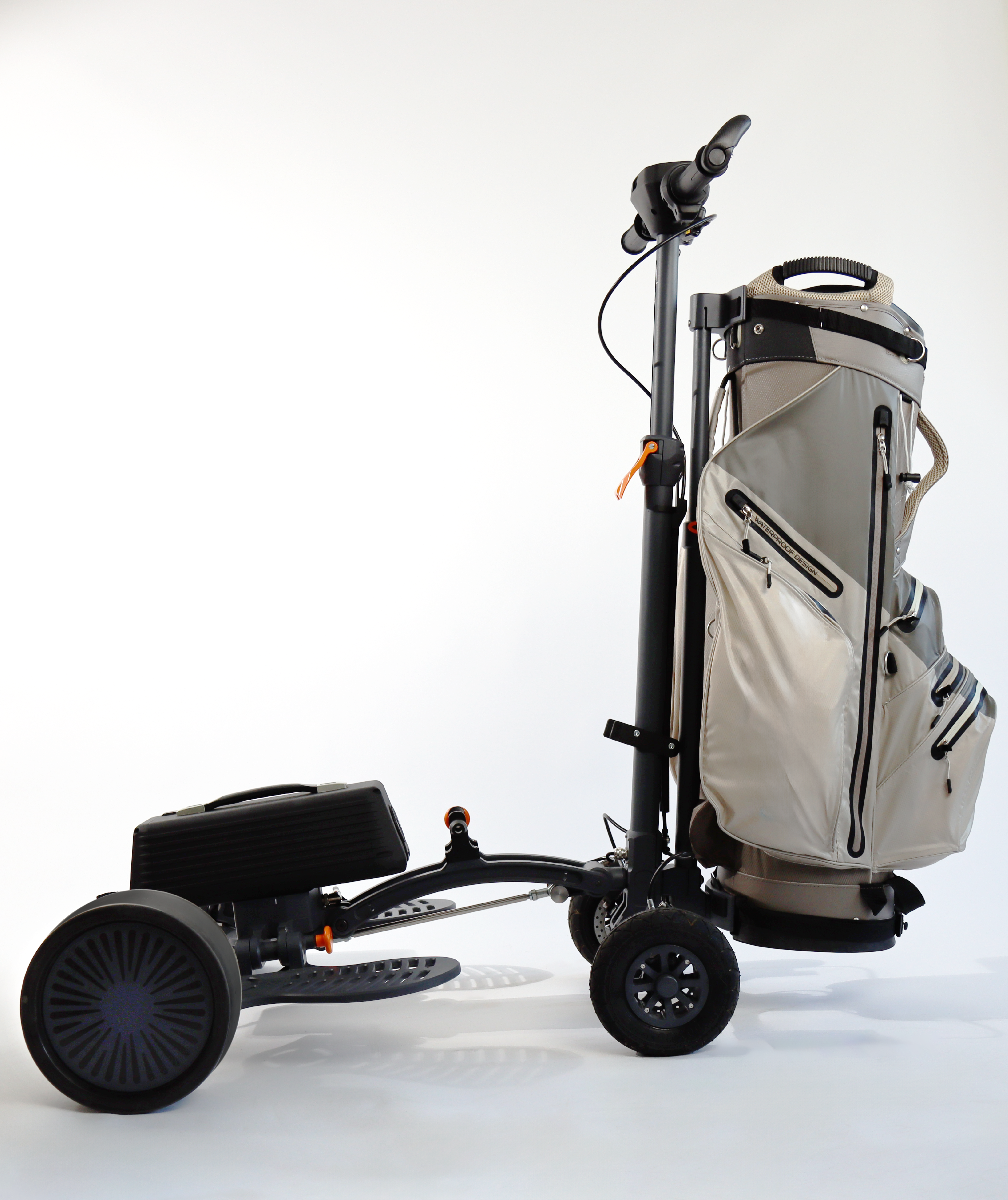 izecc – Single-Ride-On Golf Trolley - SPACE GRAY