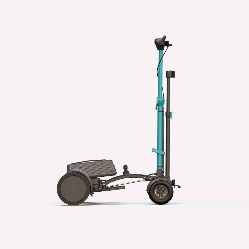 izecc – Single-Ride-On Golf Trolley - ANTHRACITE TURQUOISE