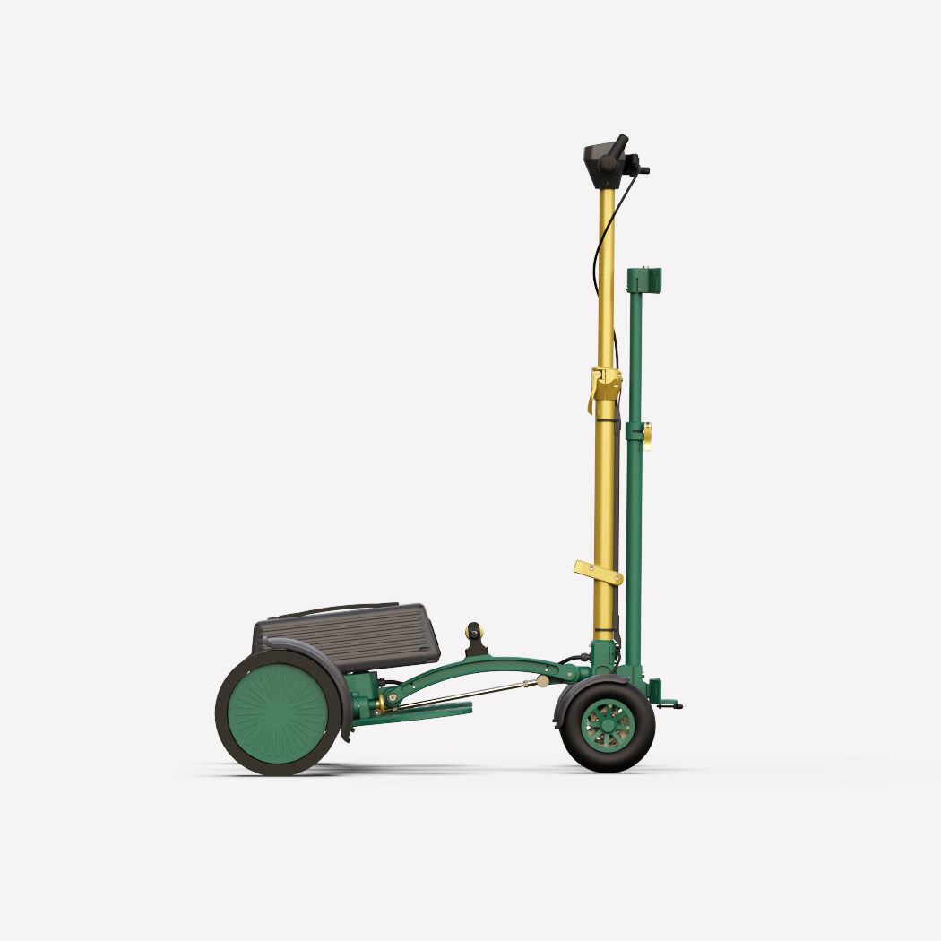 izecc – Single-Ride-On Golf Trolley - GREEN GOLD