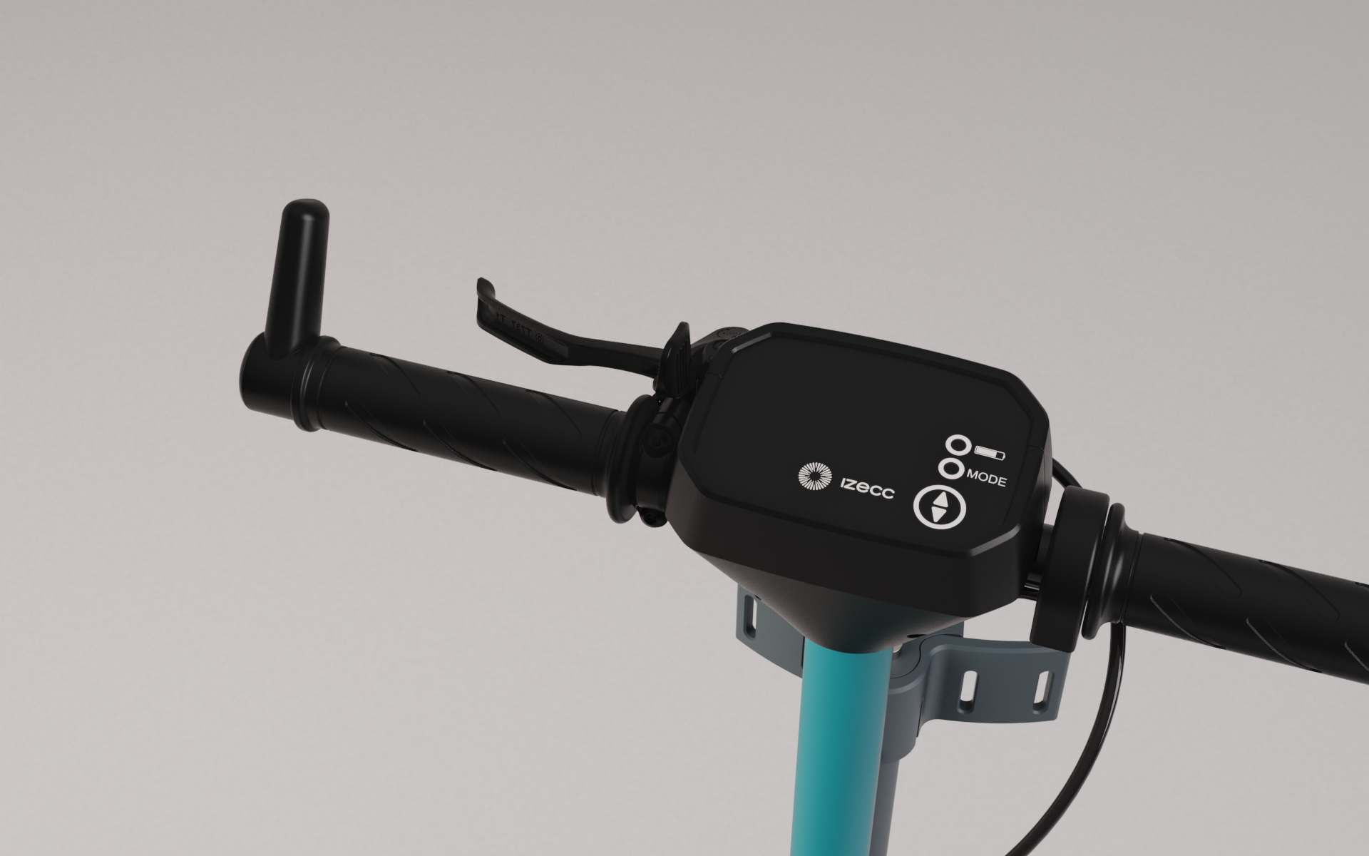 izecc – Single-Ride-On Golf Trolley - ANTHRACITE TURQUOISE