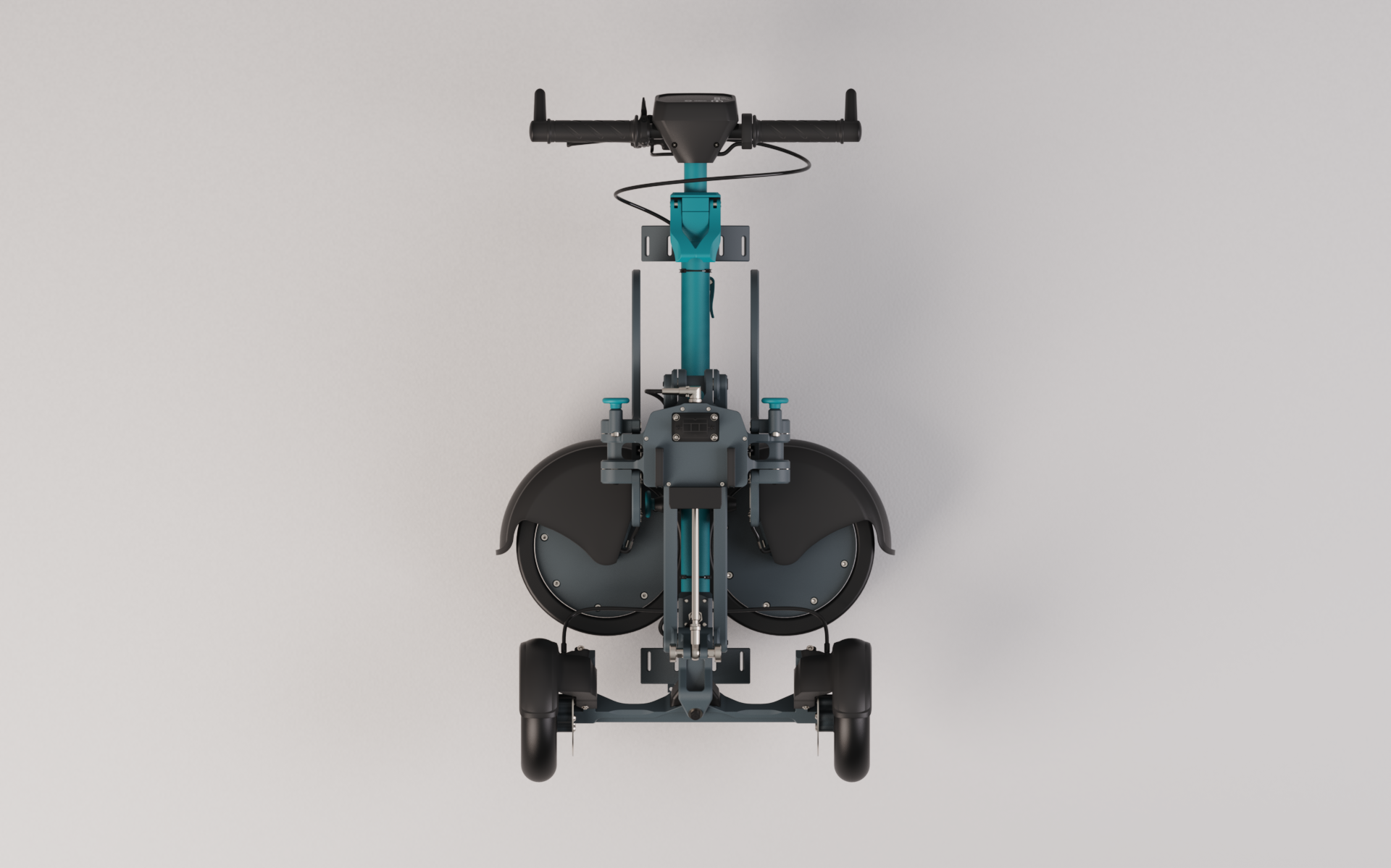 izecc – Single-Ride-On Golf Trolley - ANTHRACITE TURQUOISE