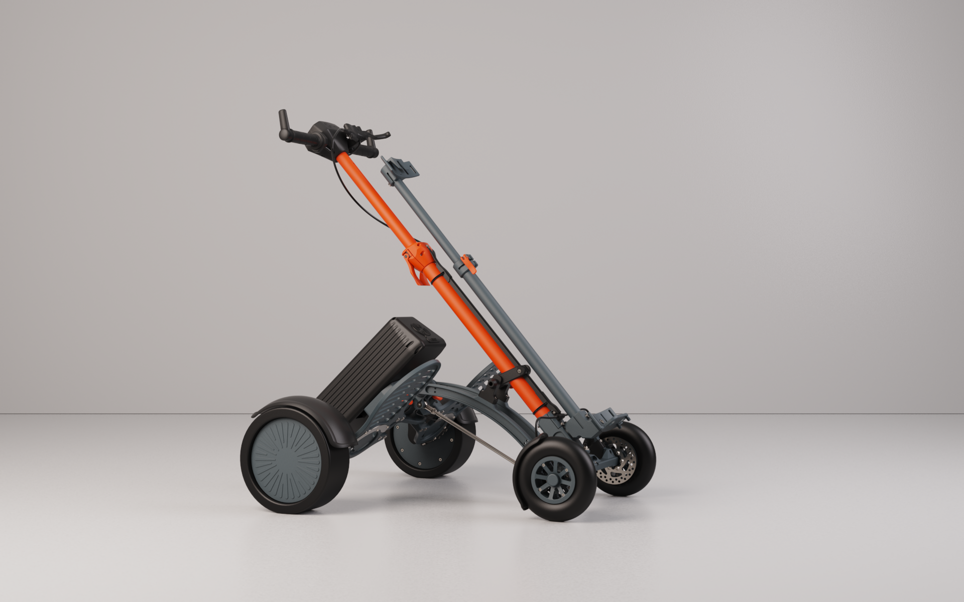 izecc – Single-Ride-On Golf Trolley - GREEN GOLD